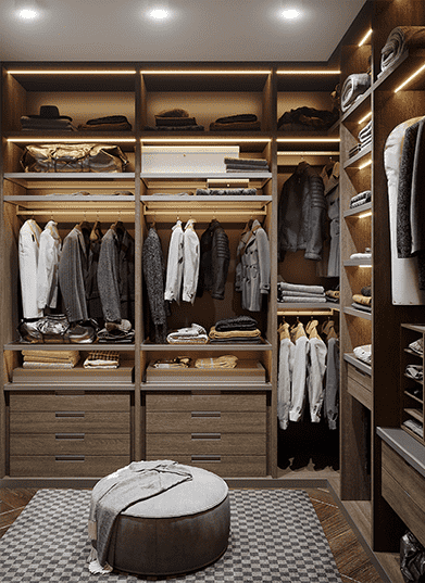 гардеробная на заказ в Москве